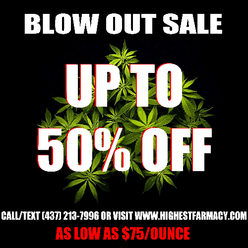 UPTO 50% OFF ON SELECTED STRAIN! GET AN OZ FOR $75!!!