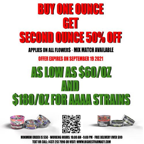 Buy one oz get 2nd oz 50% OFF! $60 oz available!