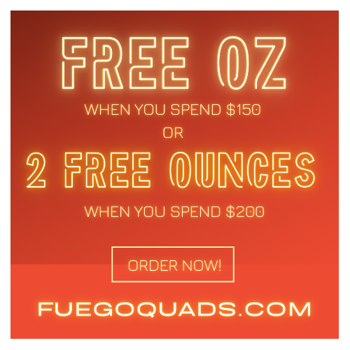 Spend $150 get 1 OZ FREE! Spend $200 get 2 OZ FREE! 