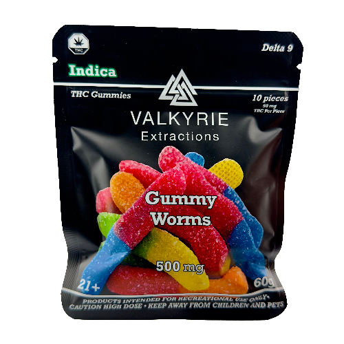 Gummy Worms (indica) Valkyrie Extractions Leafythings