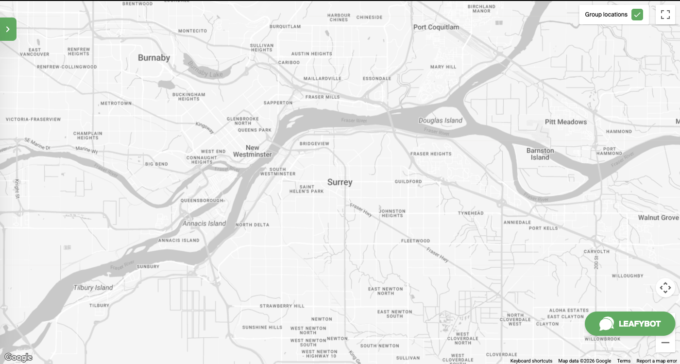 Surrey map