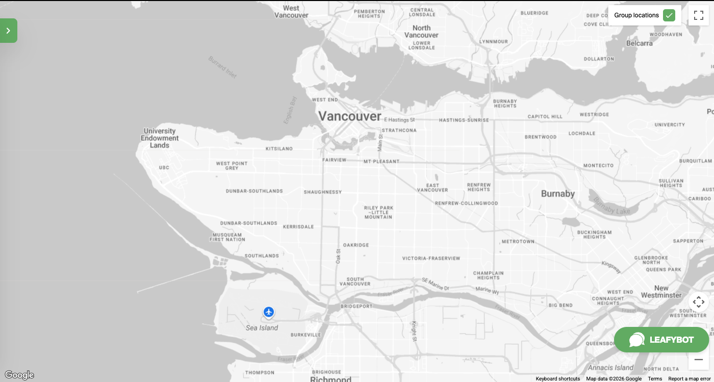 Vancouver map