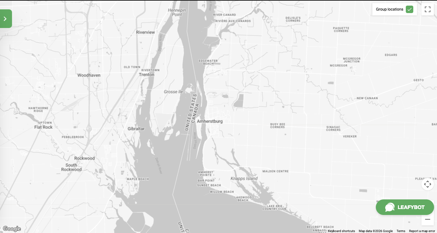 Amherstburg map
