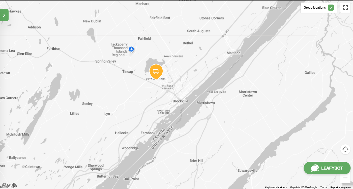 Brockville map