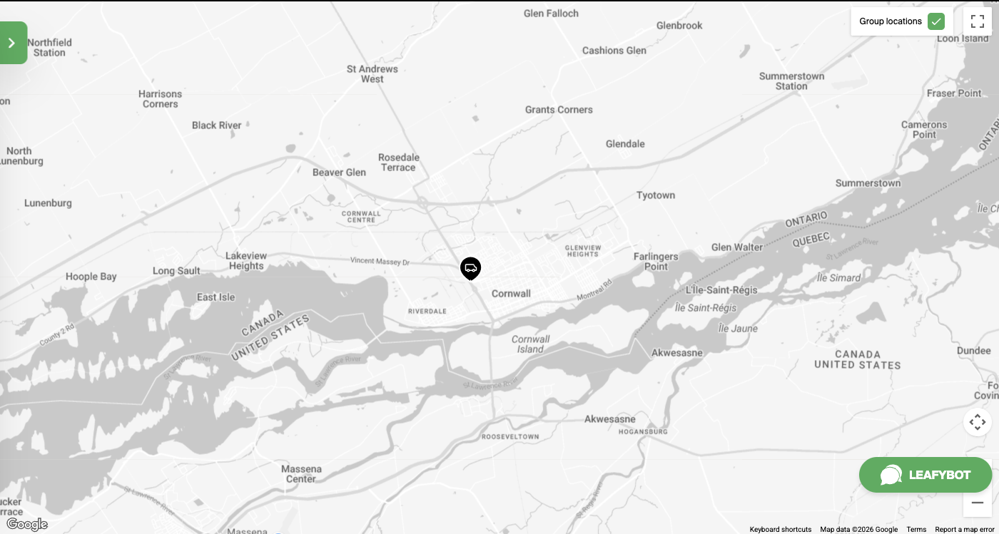 Cornwall map