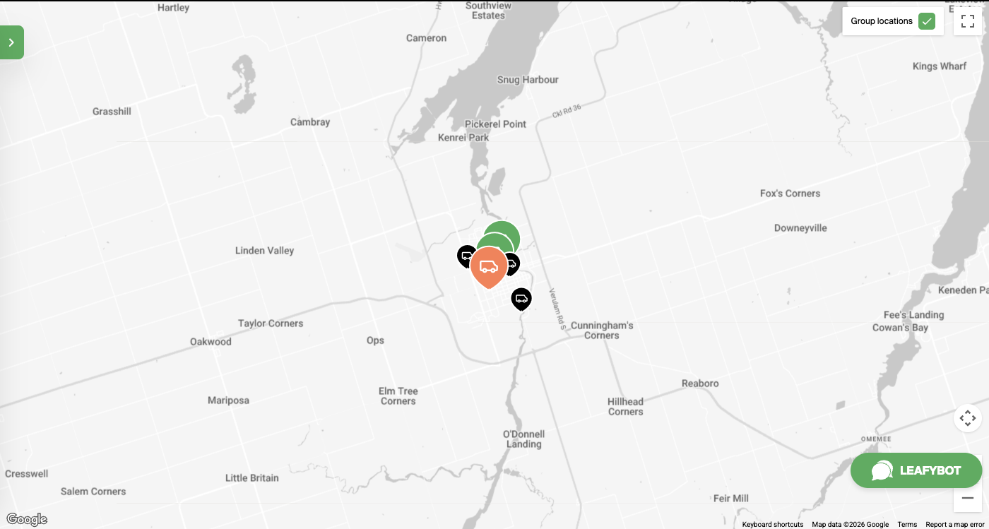 Kawartha Lakes map