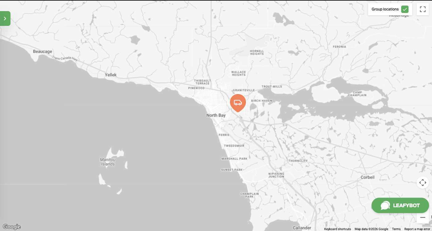 North Bay map