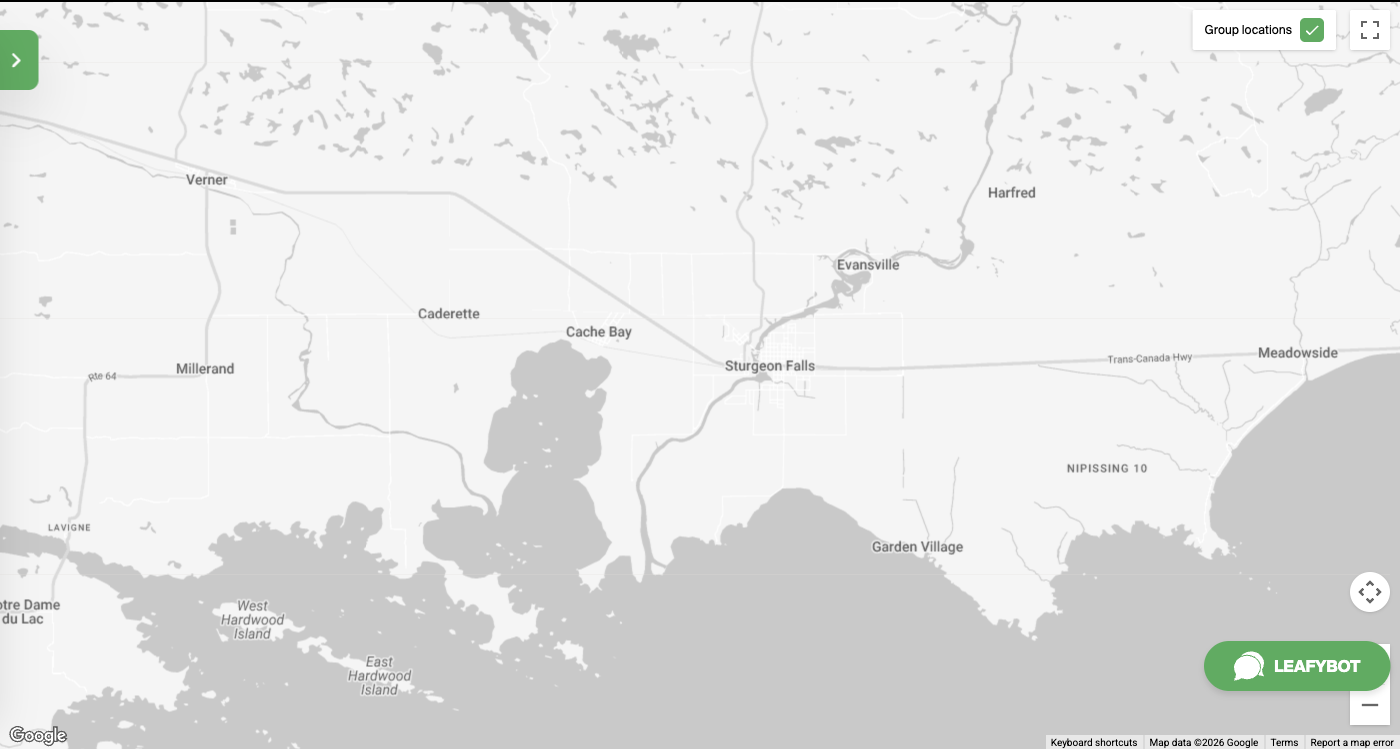 West Nipissing map